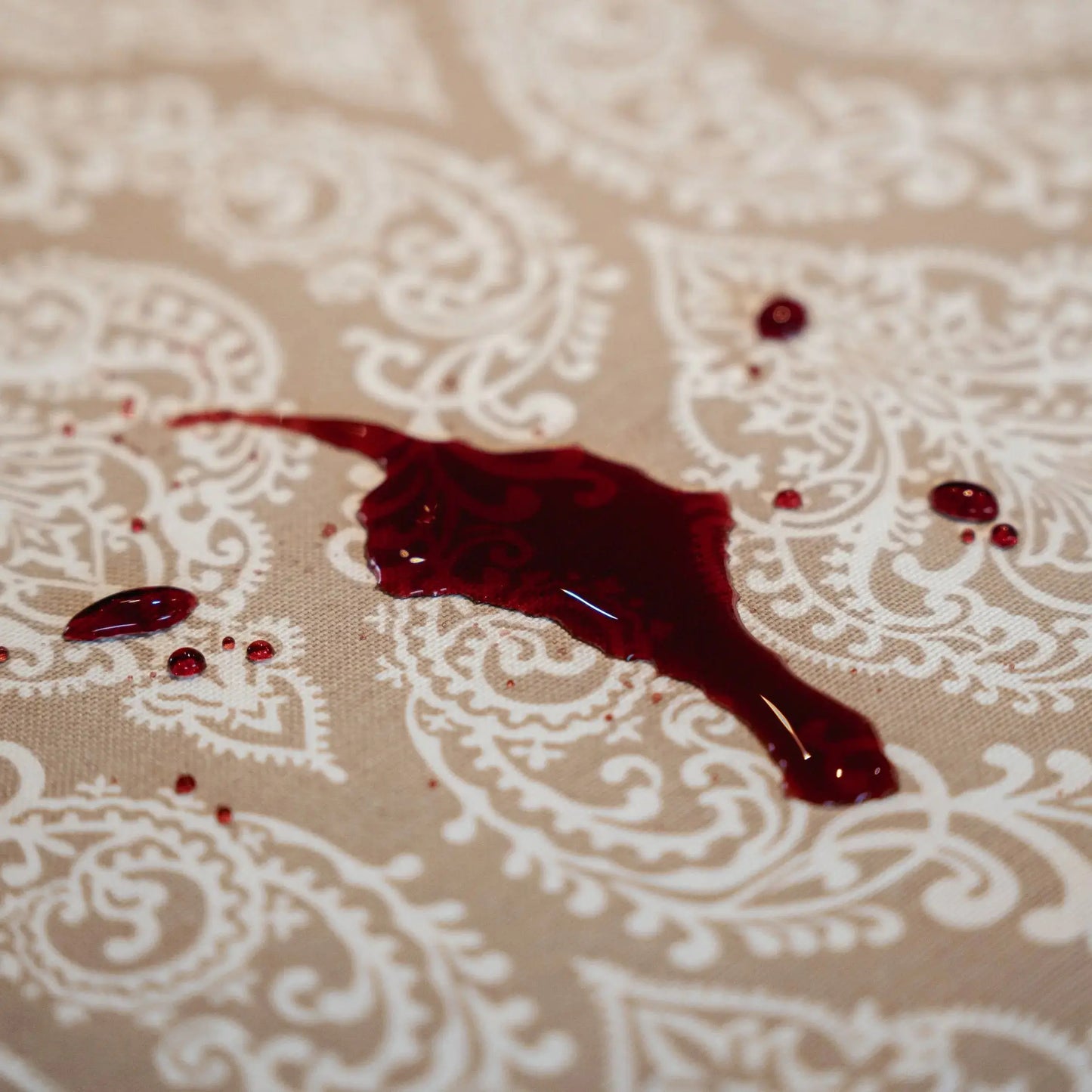 Funda de Cojín Rococó Beige Casa Guapa