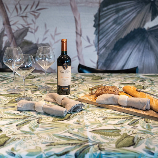 Mantel Hojas Verdes | Antimanchas Casa Guapa