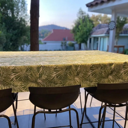 Mantel Palmera Verde | Antimanchas Casa Guapa