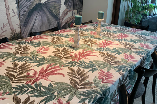 Mantel Safari Rosa | Antimanchas