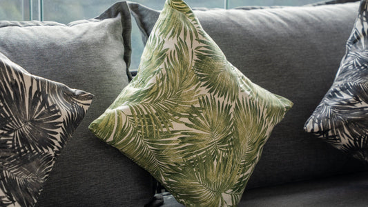 Funda de Cojín Palmera Verde