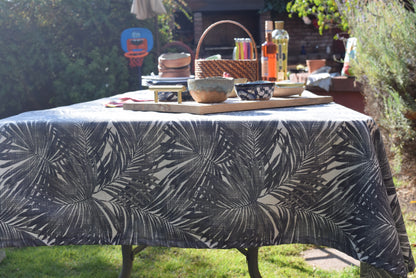 Mantel Palmera Negra | Antimanchas
