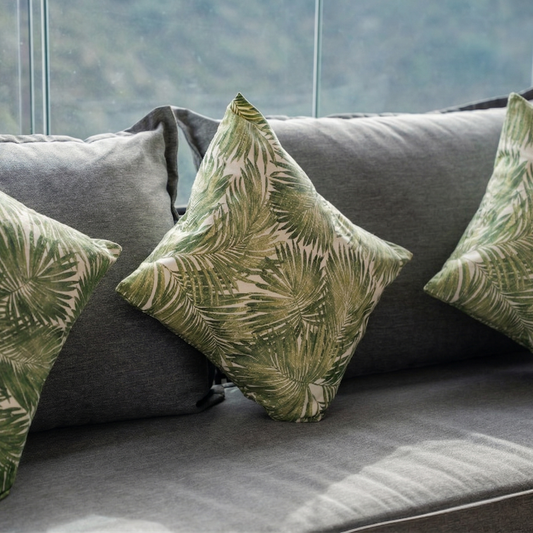 Funda de Cojín Palmera Verde