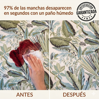 Mantel Hojas Verdes | Antimanchas