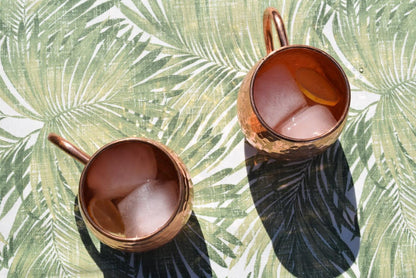 Mantel Palmera Verde | Antimanchas