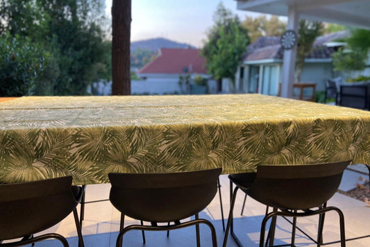 Mantel Palmera Verde | Antimanchas